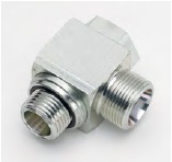 Úhlová přípojka s průtokovým šroubem (RSWS..R..WD)